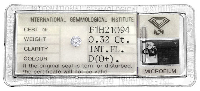 Foto 1 - Lupenrein River D 0,32ct Diamant mit Zertifikat von IGI, D6640