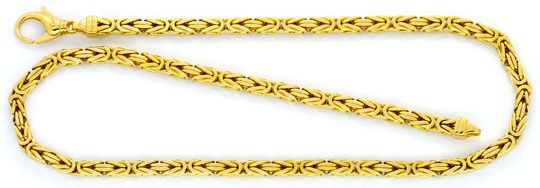 Foto 1 - Super Schwere Königskette Goldkette massiv Gelbgold 14K, K2325