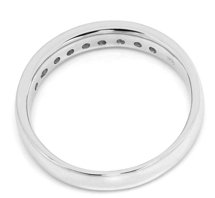 Foto 3 - Halbmemroy Ring mit 0,50ct Brillanten in 14K Weißgold, S3556